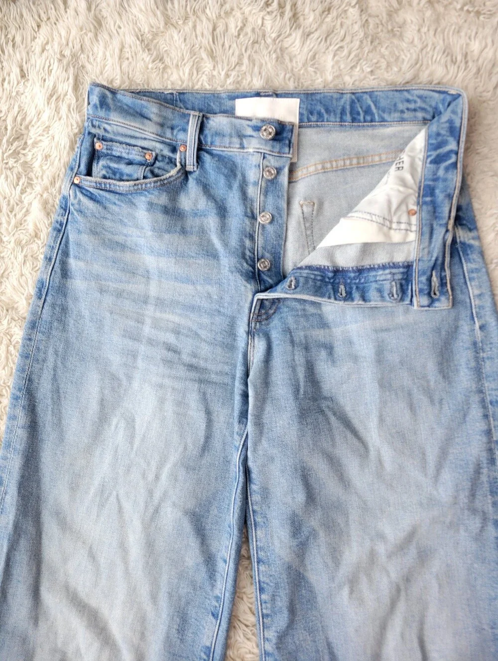Mother Superior The Tomcat Roller in I Confess Jeans Denim Womens 31